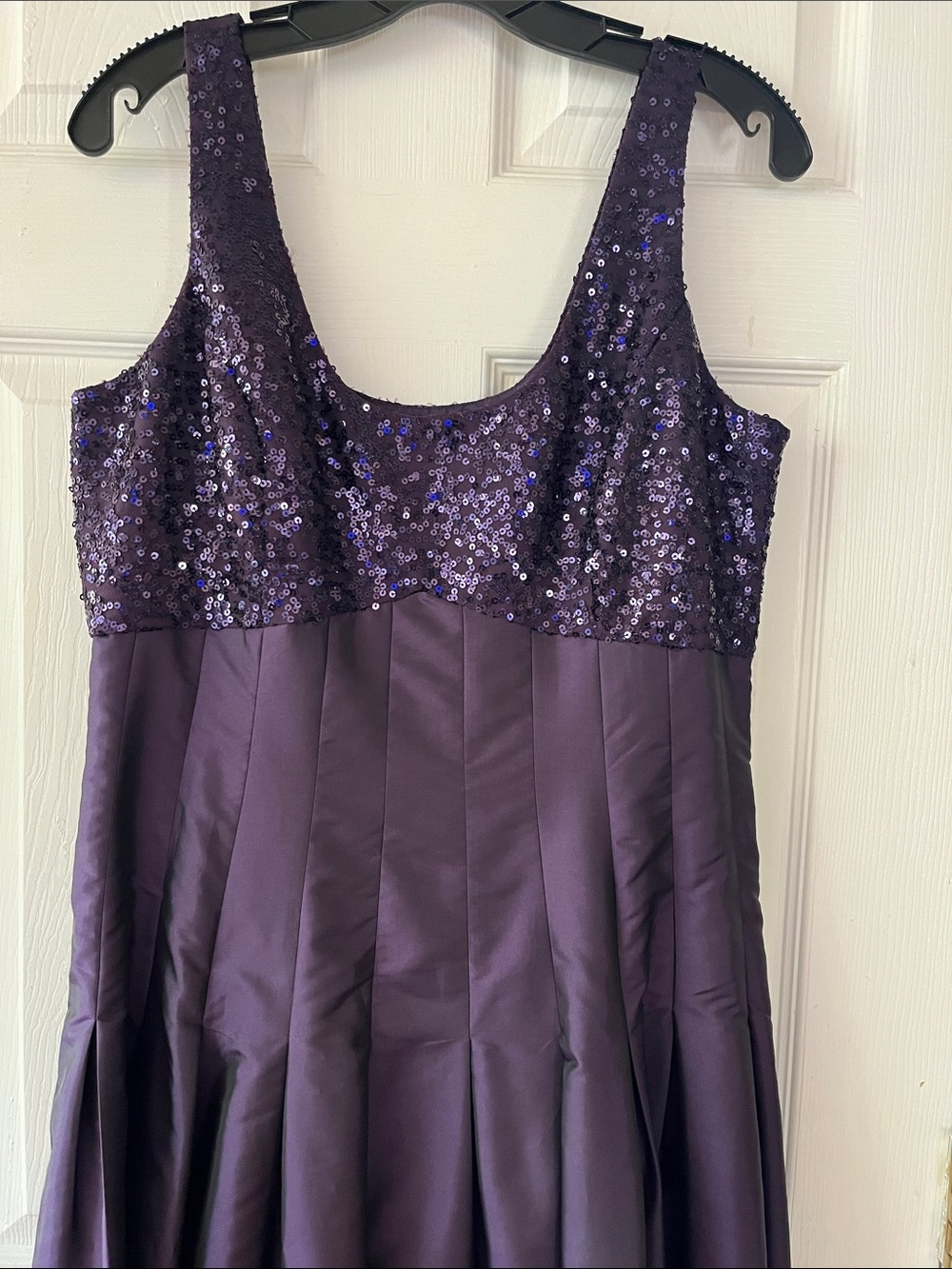 Calvin Klein Purple Sequin Bodice Maxi Dress - Picture 2 of 6